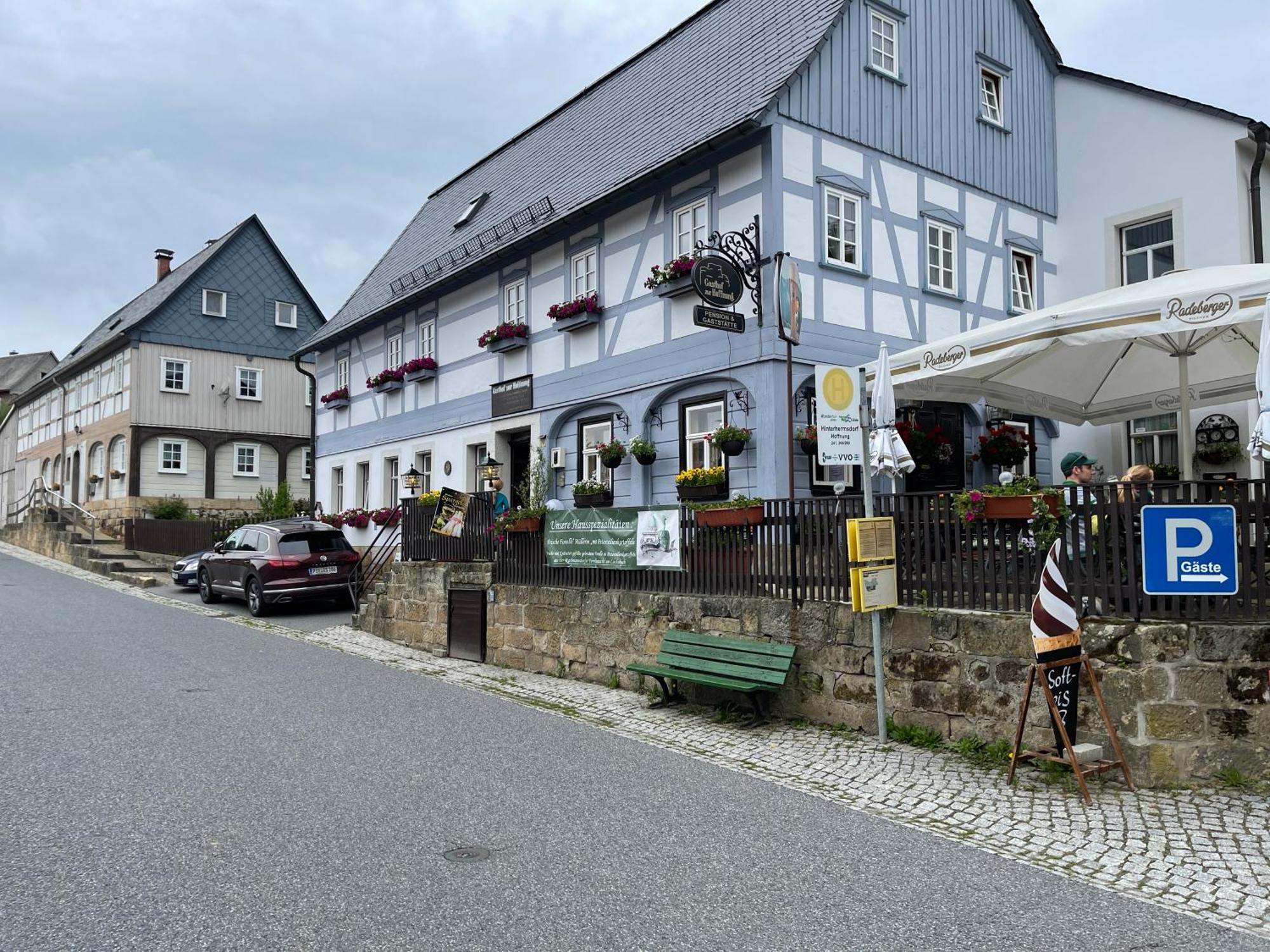 Gasthof Zur Hoffnung ヒンターヘルムスドルフ エクステリア 写真
