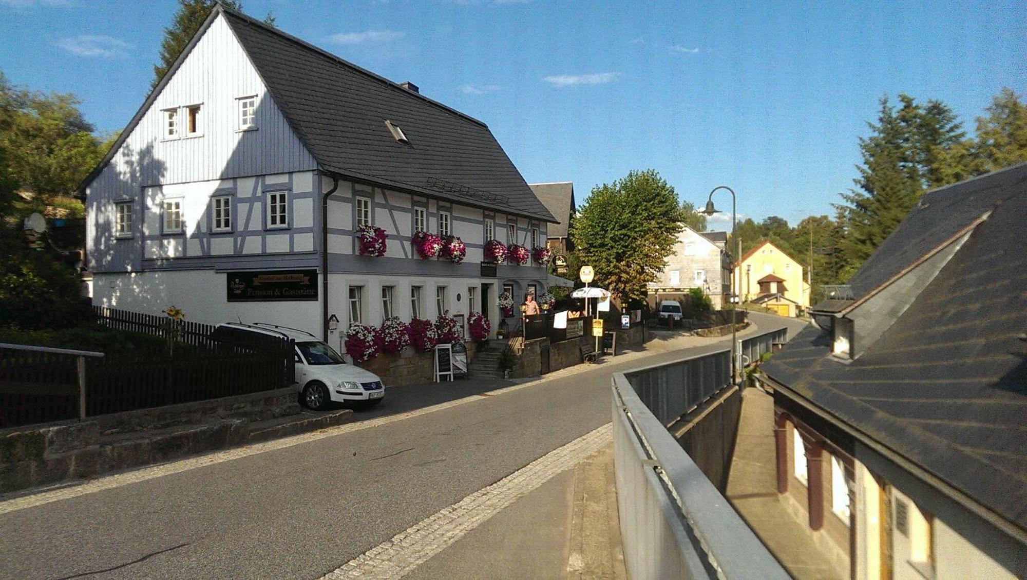 Gasthof Zur Hoffnung ヒンターヘルムスドルフ エクステリア 写真